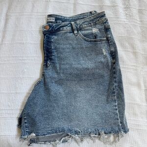 High Rise Bermuda Shorts